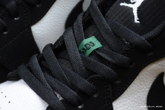 Rep Green 1 Jordan Low 553558-113 White Black Air Mystic 0726